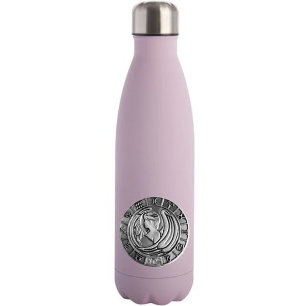 Vattenflaska med stjärntecken - Jungfrun rosa