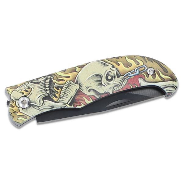 Knife - Folding knife 15,5cm Yellow