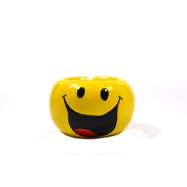 Askfat i keramik - Glad Smiley