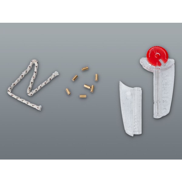 Flints and wick for lighters Silver