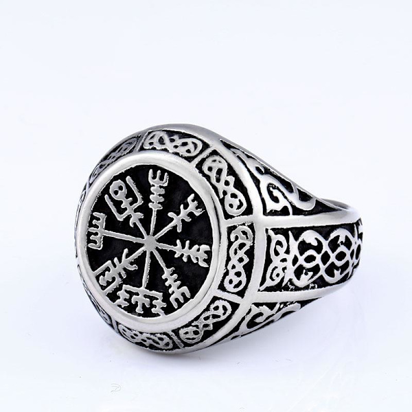 Ring - Nordic Mythology -Vegvisir #8