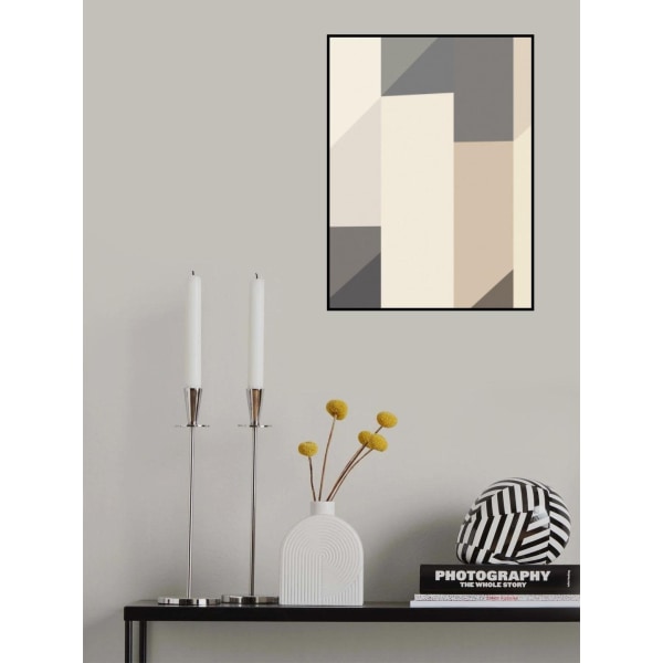 Neutral Color Geometrical Abstract MultiColor 30x40 cm