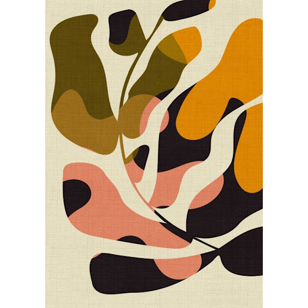 Mid Century Matisse Kopie MultiColor 70x100 cm