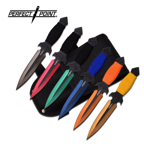 PERFECT POINT - 6-PACK THROWING KNIVES