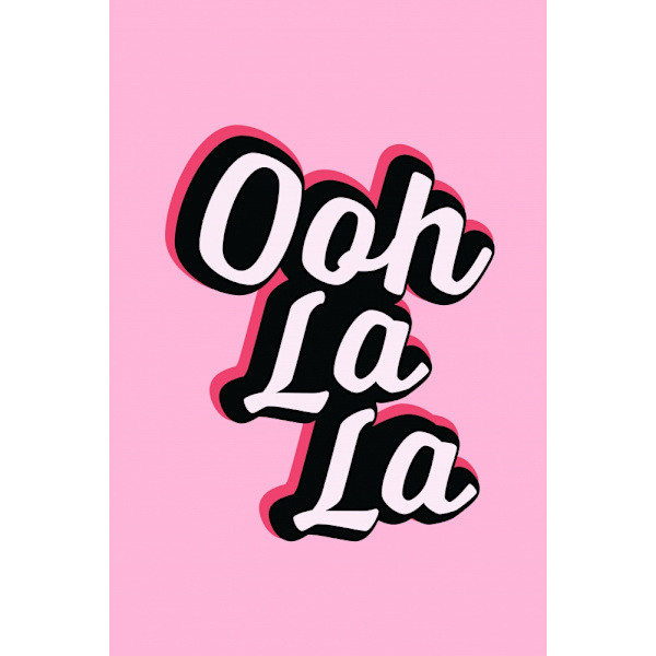 Ooh La La MultiColor 21x30 cm