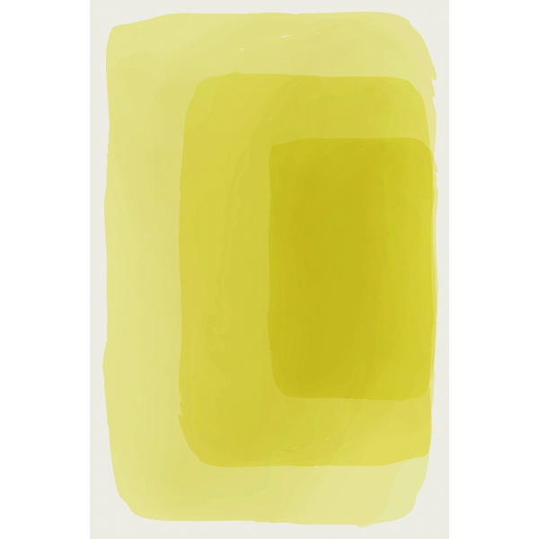 Yellow Watercolor Shapes 4 MultiColor 21x30 cm