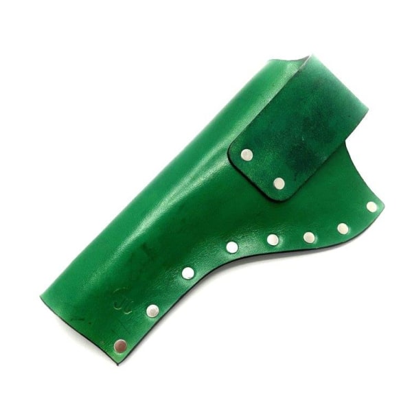 JJ Custom Works - Colt .45 Peacemaker Holster - Right - 4.75" - Green - Plain - Nickel Studs Right side - 4,75"