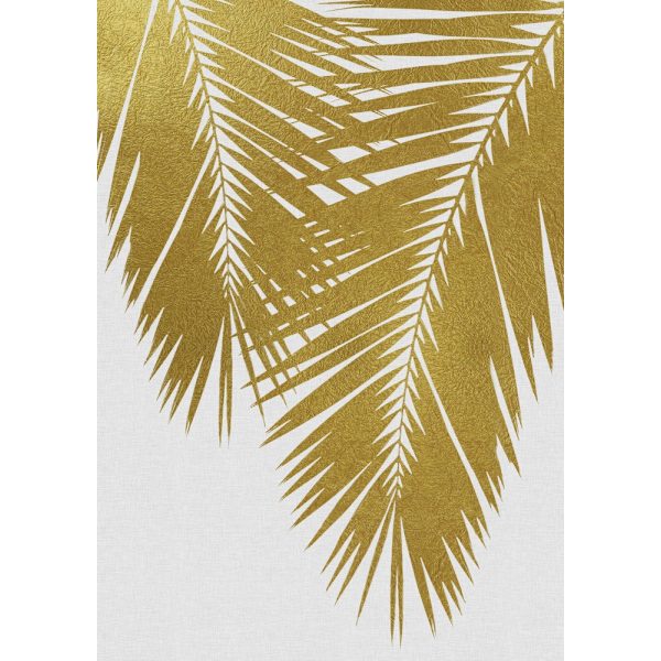 Palm Leaf Gold Ii MultiColor 50x70 cm