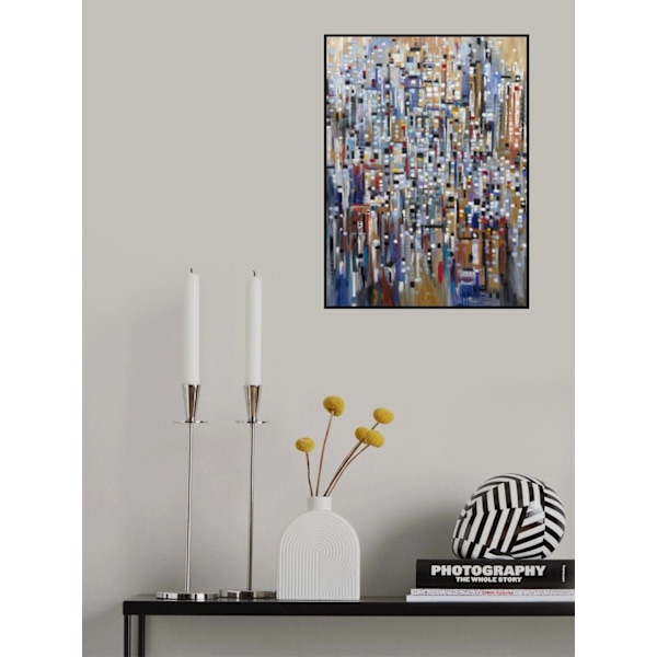 Abstract Life MultiColor 70x100 cm