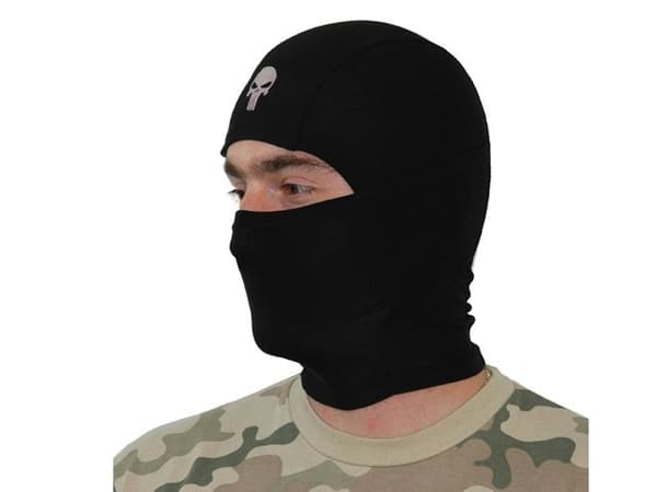 8FIELDS - Ansiktsmask / Balaclava - Punisher Svart