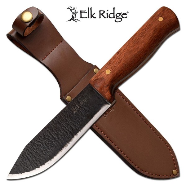 ELK RIDGE - ER-200-12M - FIXED BLADE KNIFE Brown