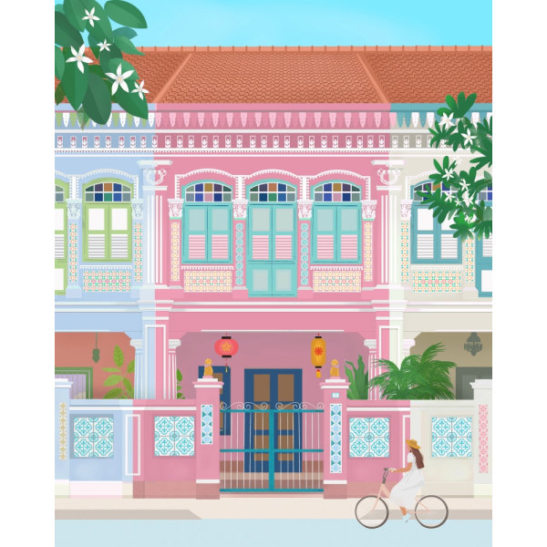 Singapore MultiColor 21x30 cm