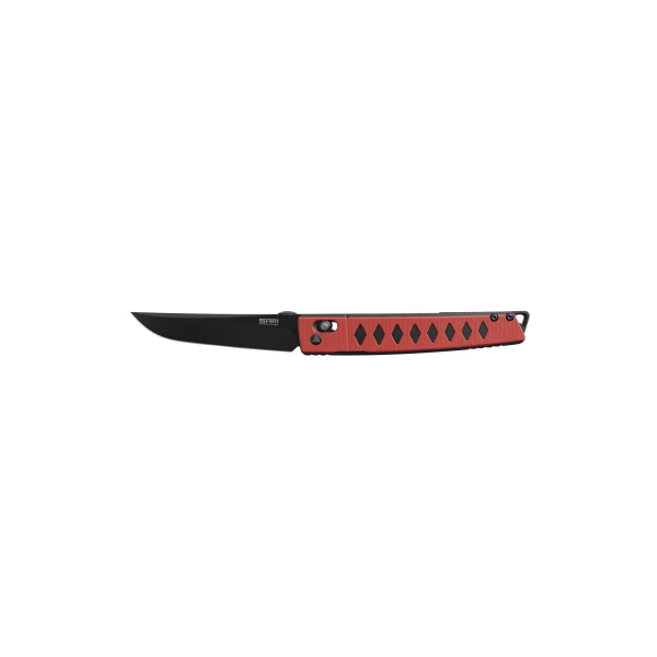 SRM - 9215 - fällkniv - ambi-lock - D2  stål Red