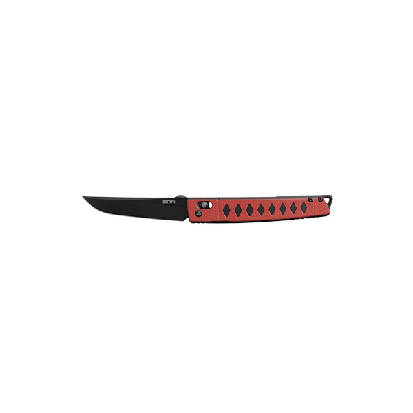 SRM - 9215  - Folding Knife - ambi-lock - D2 Steel Red