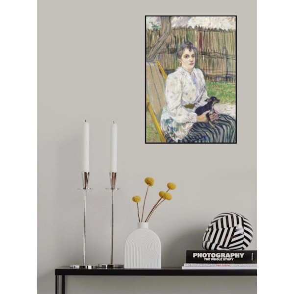 Lady With A Dog (1891) MultiColor 21x30 cm
