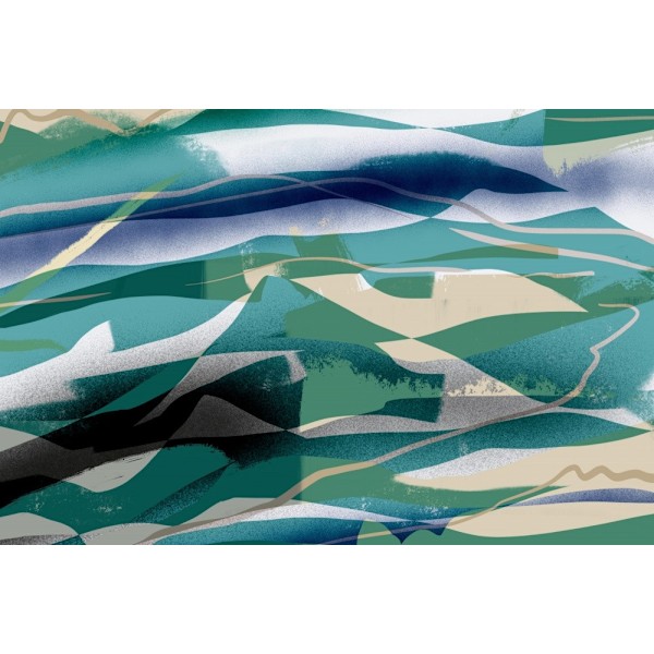 Abstraction In Landscape MultiColor 21x30 cm