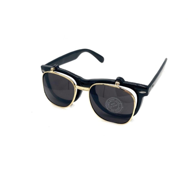Briller / Solbriller svart med gull