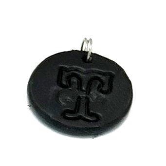 Handmade pendant from swedish quality leather Nature