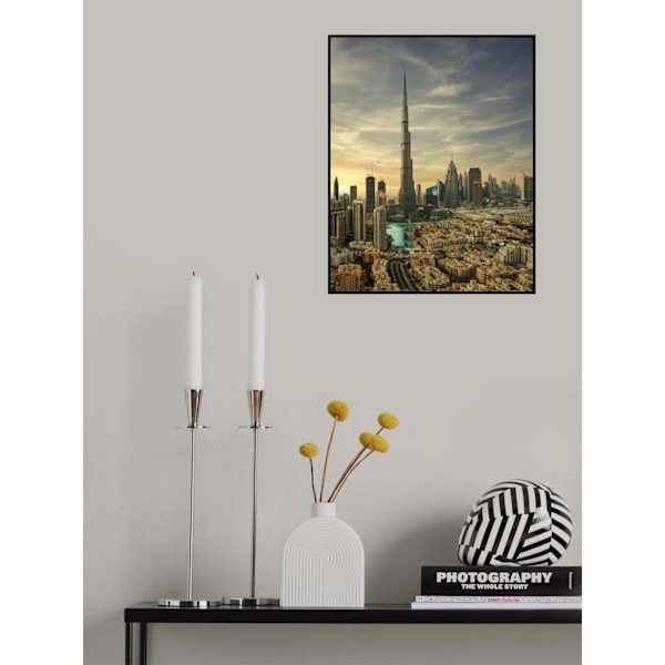 Downtown Sunset View MultiColor 21x30 cm
