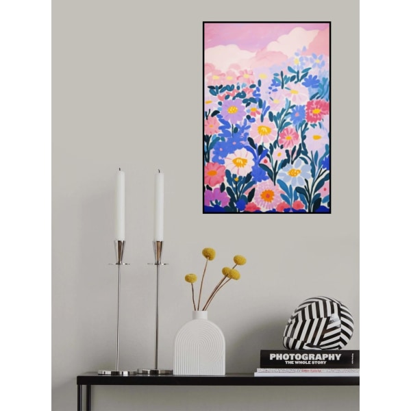 Vild Blomstermark MultiColor 70x100 cm