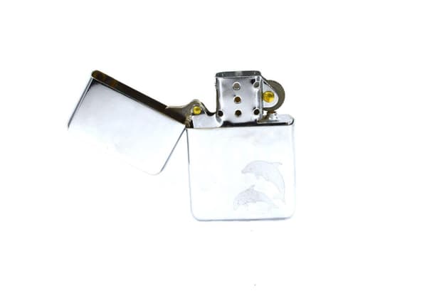 Bensin / Olje Lighter - Gentelo - Freedom Silver