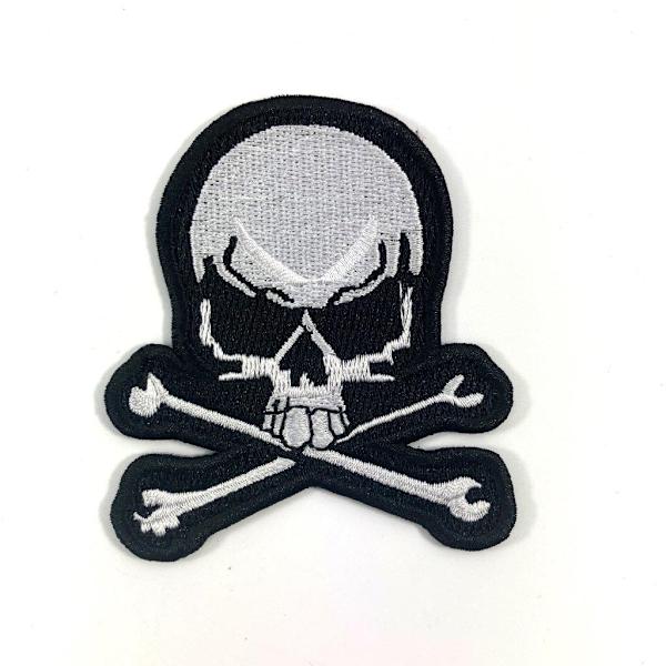 Skull fabric patch