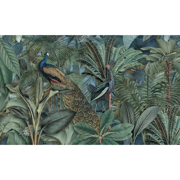 Jungle Birds Garden No2 MultiColor 50x70 cm