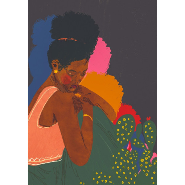 Nainen MultiColor 21x30 cm