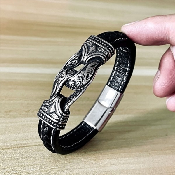 Bracelet - Norse mythology - Link with plain lock 22cm