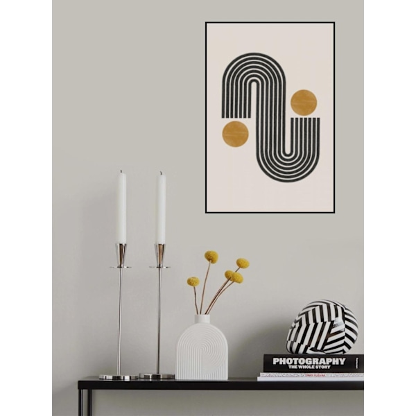 Mid Century No3. MultiColor 30x40 cm