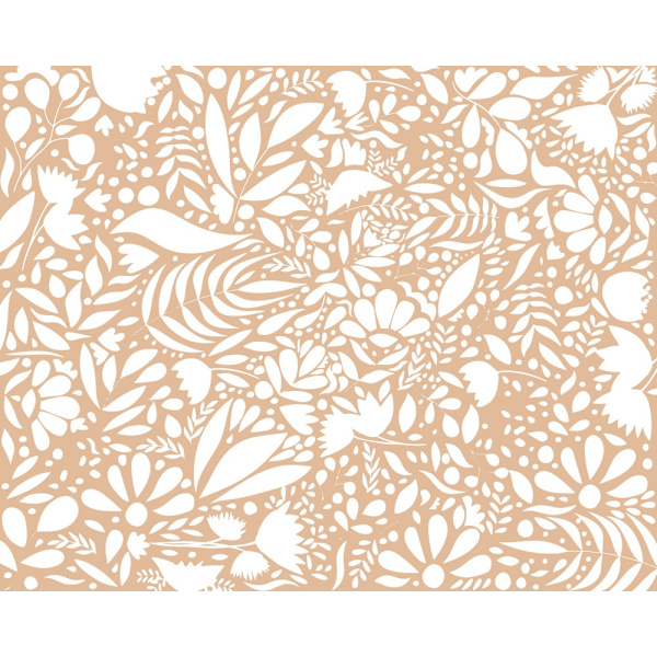 Scandi Brown White Pattern MultiColor 30x40 cm