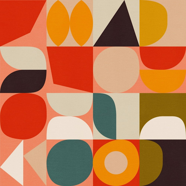 Bauhaus New 4 MultiColor 70x100 cm