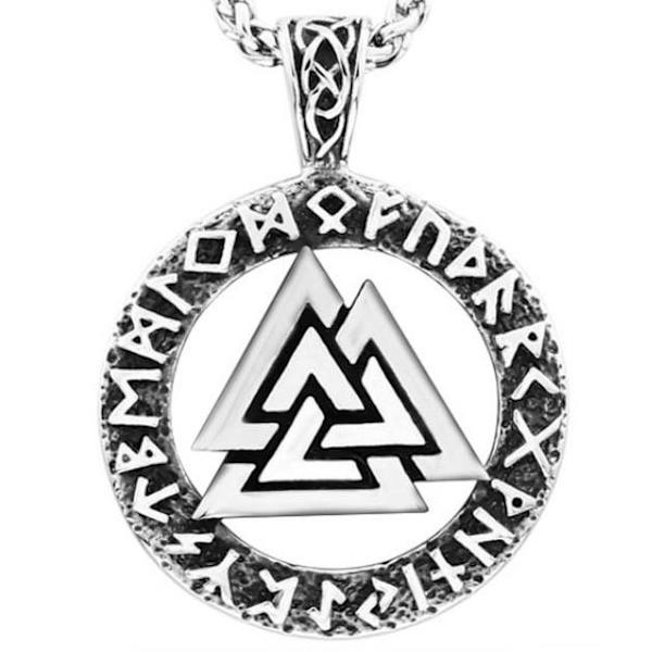 Pendant - Nordic Mythology - Valknot with runes