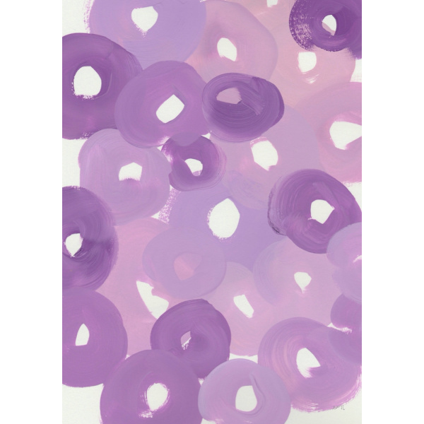 Circle Strokes MultiColor 50x70 cm