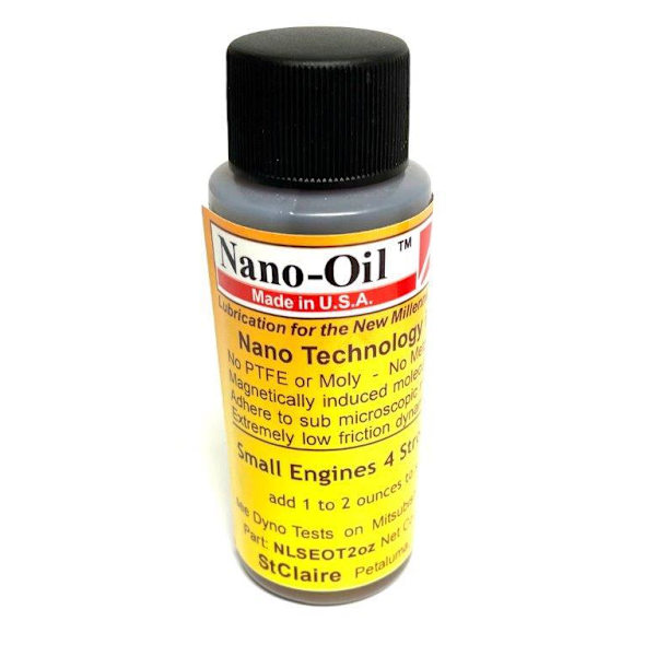Nano-Oil from StClaire Small Engines 4 Stroke Transparent