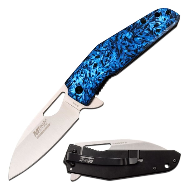 MTech Evolution - FDR035-BL - Folding Knife Blå