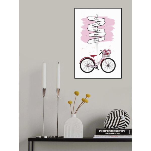 Bike Travels MultiColor 70x100 cm