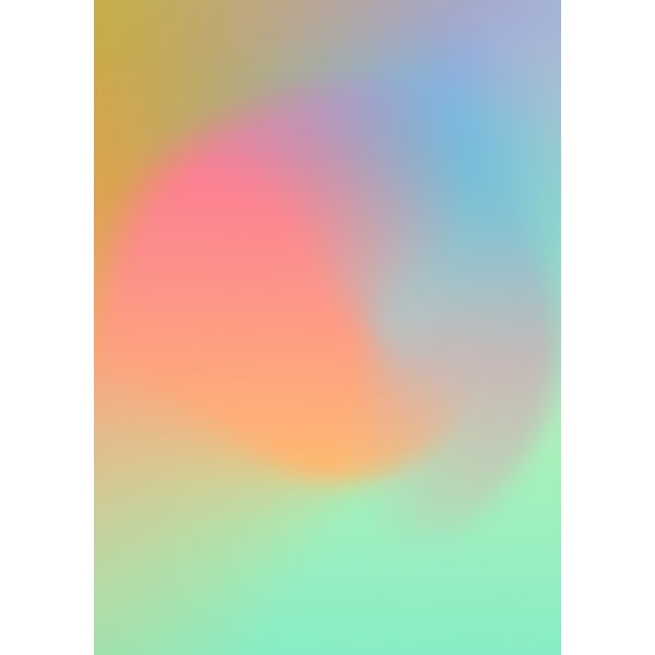 The Gradient MultiColor 50x70 cm