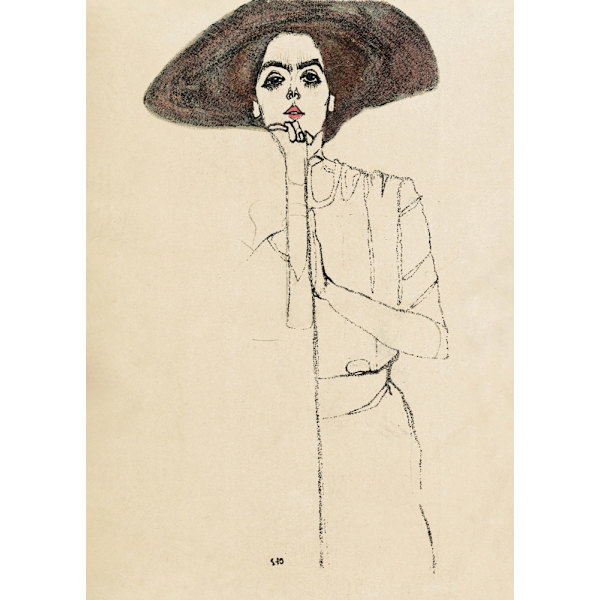 Portrait Of A Woman 1910 MultiColor 70x100 cm