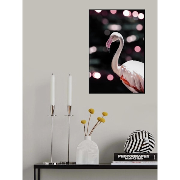 Disco Flamingo MultiColor 50x70 cm