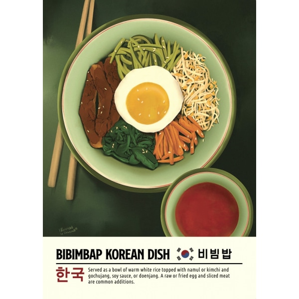 Bibimbap MultiColor 21x30 cm