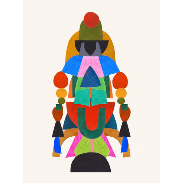 The Woven Man MultiColor 21x30 cm