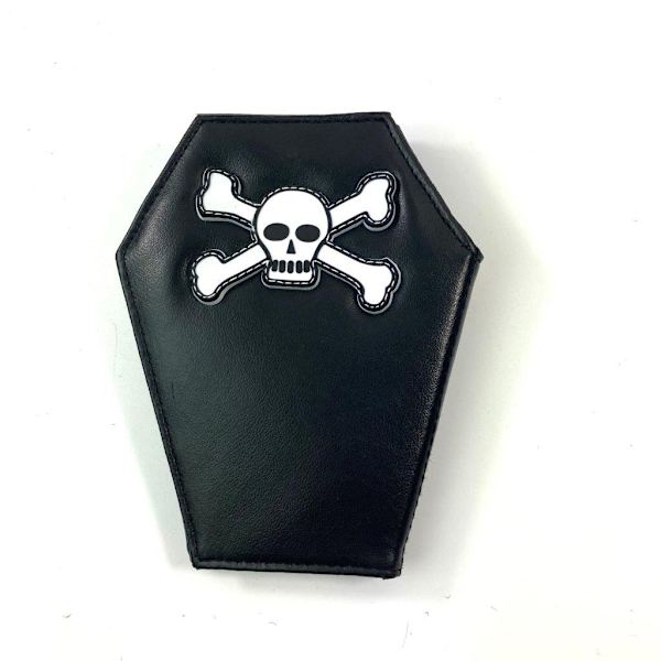 Wallet Skull coffin Black