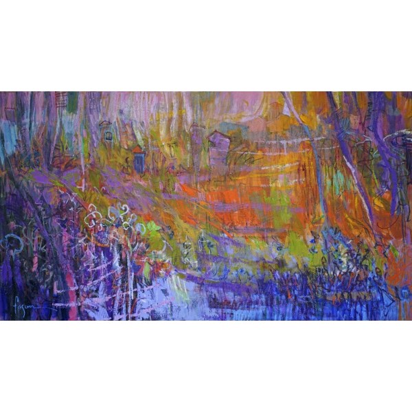 Df688nocturneinthesecret Garden MultiColor 30x40 cm