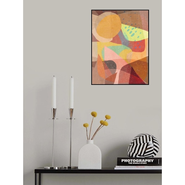 Pastel Shapes Aamp Watermelon MultiColor 30x40 cm