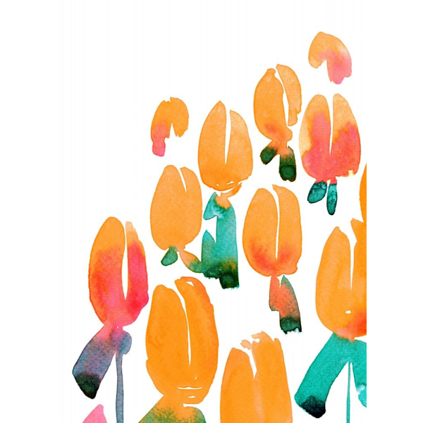 Alicia Bouquet I MultiColor 21x30 cm