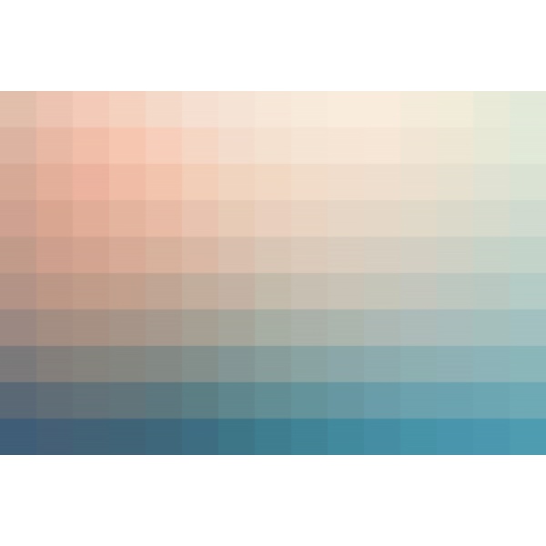 Lumen, Turquoise And Pink Glow MultiColor 21x30 cm