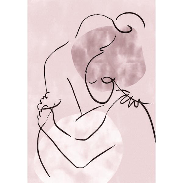 Lovers Hug MultiColor 30x40 cm