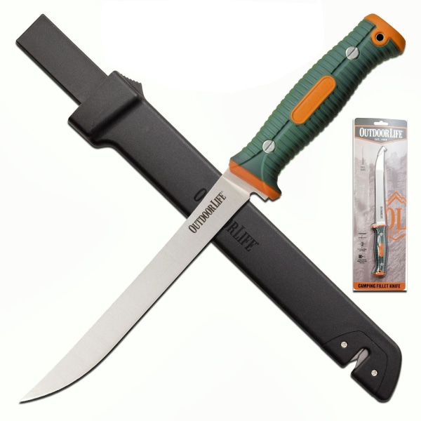 Outdoor Life - FIX003OGN - Fillet Knife Green