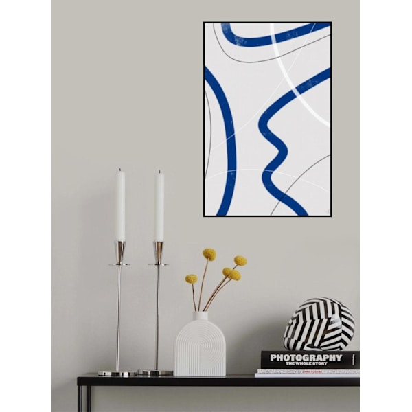 Royal Blue Lines MultiColor 21x30 cm